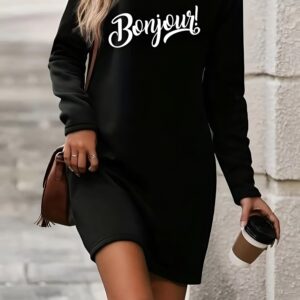 Рокля с дълъг ръкав D101