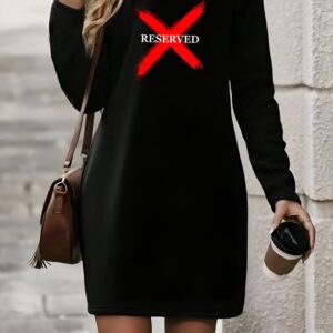 Рокля с дълъг ръкав D104