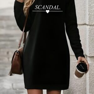 Рокля с дълъг ръкав D100