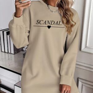 Рокля с дълъг ръкав D132