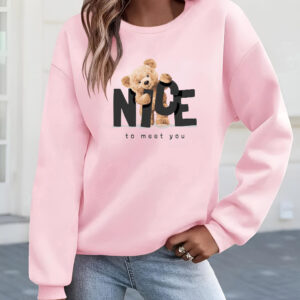 Ватирана блуза с дълъг ръкав B207