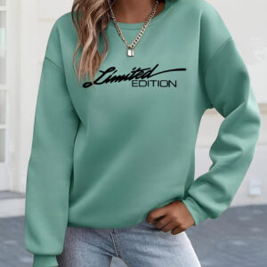 Ватирана блуза с дълъг ръкав B222