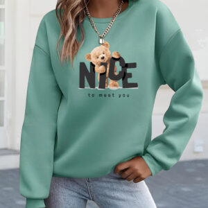 Ватирана блуза с дълъг ръкав B224